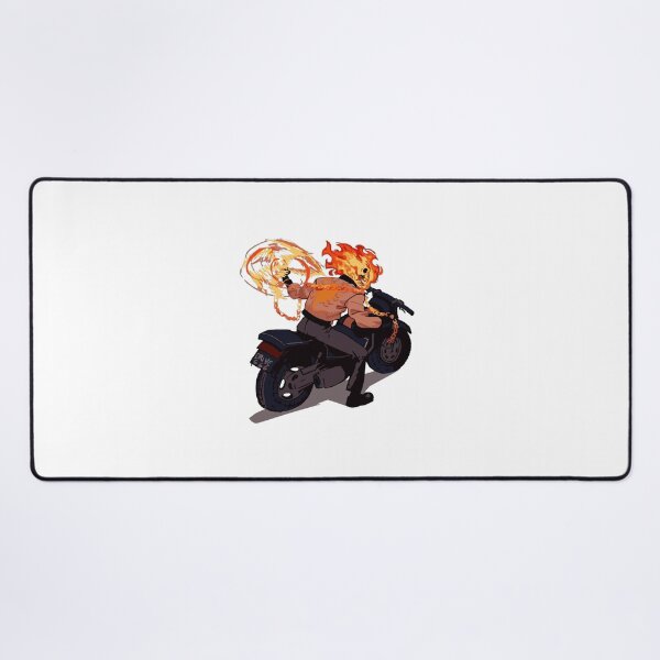 Item preview, Ghost Rider in the Scorpion Jacket Marvel Inspired Motorcycle Artwork designed and sold by GeekMix.