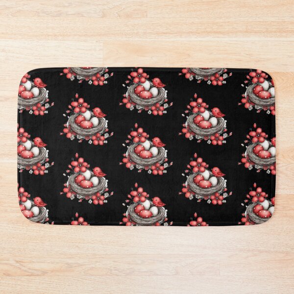 Item preview, Bird Nest with Eggs and Flowers designed and sold by vanndhi.