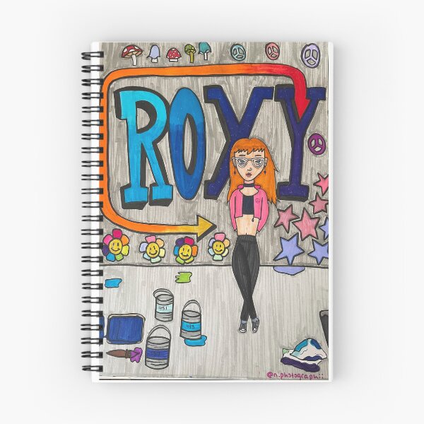 Item preview, "Roxy" painted mural sketch designed and sold by n-photographii.