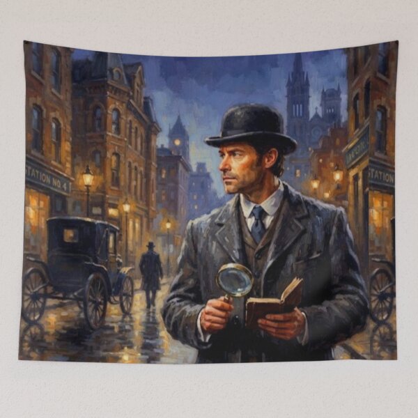 Item preview, Murdoch Mysteries Period Crime Fine Art Tribute designed and sold by Art's Diner.