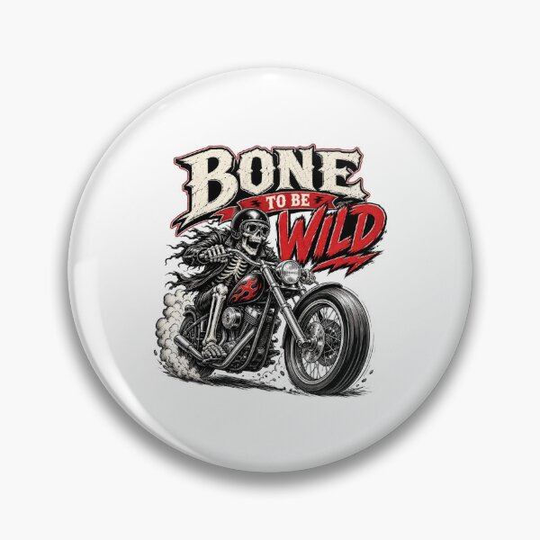 Item preview, Bone To Be Wild Skeleton Biker designed and sold by BearLoveDesign.
