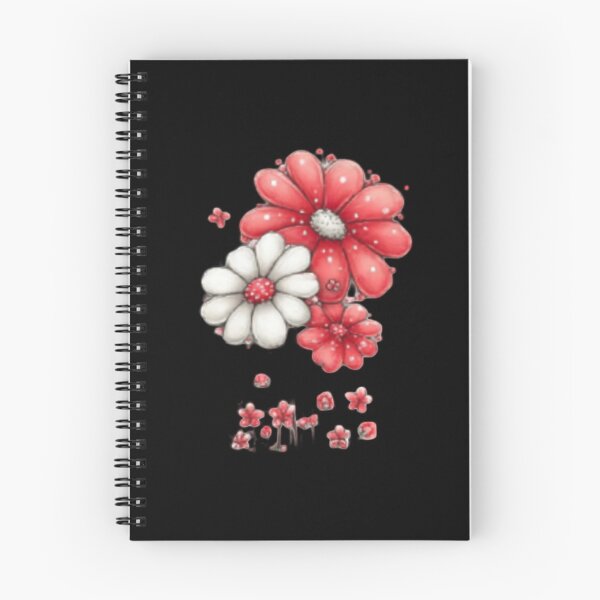 Item preview, Cluster of Red and White Flowers designed and sold by vanndhi.