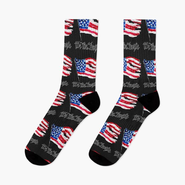 Item preview, Distressed American Flag with the words "We The People" designed and sold by AmericaFreedom.