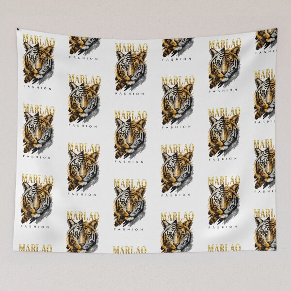 Item preview, Marlaq Golden Tiger Face Design designed and sold by Marlaq fashion .
