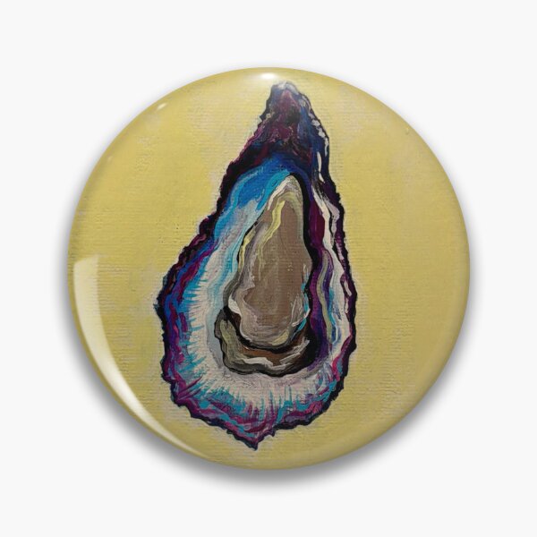 Item preview, Oyster Shell Hand-painted on Canvas with Acrylics designed and sold by RainyForecast.