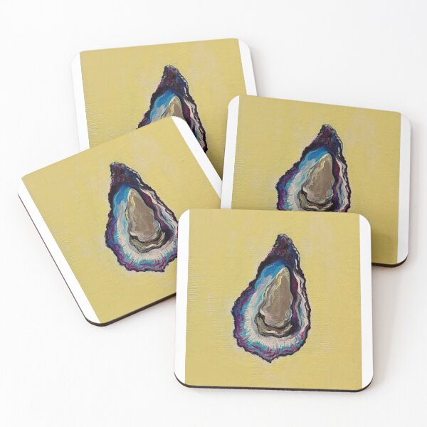 Item preview, Oyster Shell Hand-painted on Canvas with Acrylics designed and sold by RainyForecast.