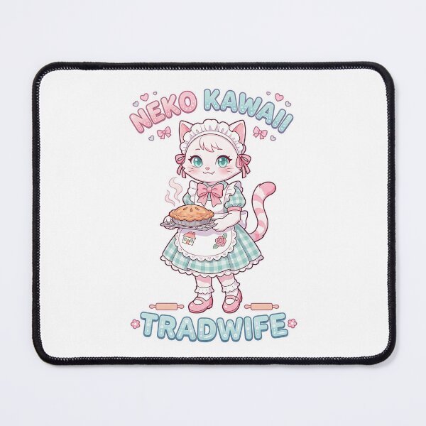 Item preview, Neko Kawaii Tradwife: Cottagecore Baker Cat designed and sold by CuteKats.