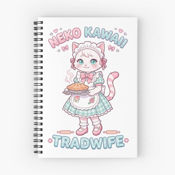 Item preview, Neko Kawaii Tradwife: Cottagecore Baker Cat designed and sold by CuteKats.
