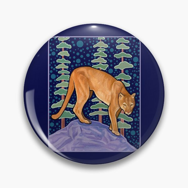 Item preview, Mid Century Modern Mountain Lion (Cougar, Puma) designed and sold by rorabeenie.