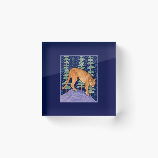 Item preview, Mid Century Modern Mountain Lion (Cougar, Puma) designed and sold by rorabeenie.