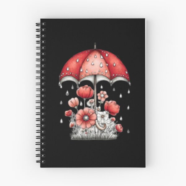 Item preview, Red Umbrella with Flowers designed and sold by vanndhi.