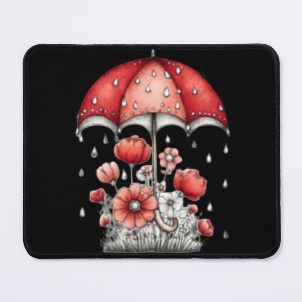 Item preview, Red Umbrella with Flowers designed and sold by vanndhi.