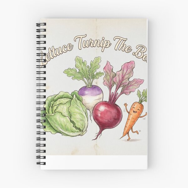 Item preview, Funny Vegan Food Pun Shirt – Lettuce Turnip The Beet – Gardening Vegetarian Gift designed and sold by FurryPrintLab-FurryPrintLabDesign.
