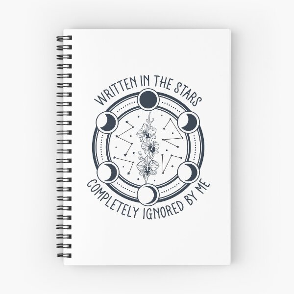 Item preview, Written In The Stars Completely Ignored By Me - Sarcastic Astrology Moon Phase designed and sold by the-Z3nith.