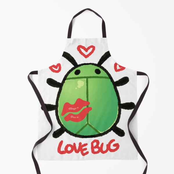 Item preview, Green Love Bug With Red Kisses designed and sold by Glitch-Critters.