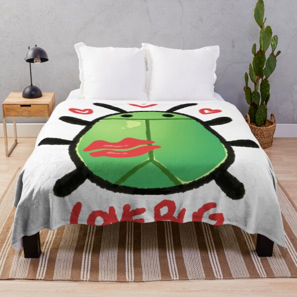 Item preview, Green Love Bug With Red Kisses designed and sold by Glitch-Critters.