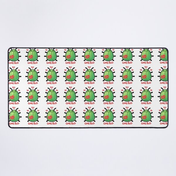 Item preview, Green Love Bug With Red Kisses designed and sold by Glitch-Critters.