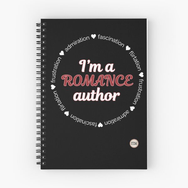 Item preview, I'm a Romance Writer - dark designed and sold by Writerly Musings.