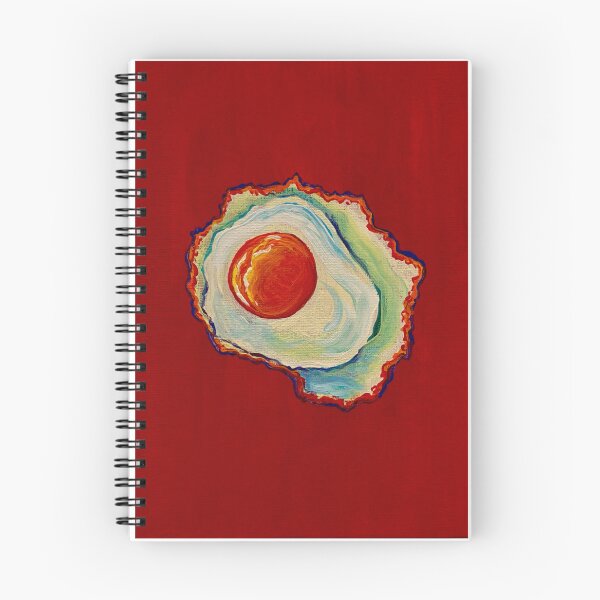 Item preview, Fried Egg Hand-painted on Canvas with Acrylics designed and sold by RainyForecast.