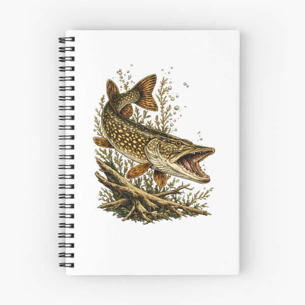 Item preview, Northern pike in a crystal clear lake. designed and sold by Daily Quirk.