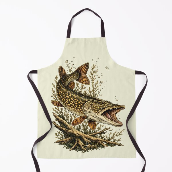 Item preview, Northern pike in a crystal clear lake. designed and sold by Daily Quirk.