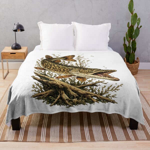 Item preview, Northern pike in a crystal clear lake. designed and sold by Daily Quirk.