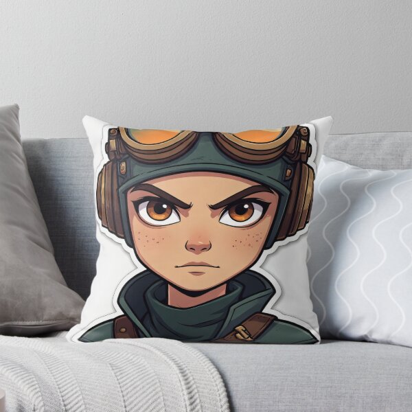 Item preview, Determined Steampunk girl with goggles on her face designed and sold by Mianku | Für das Leben.