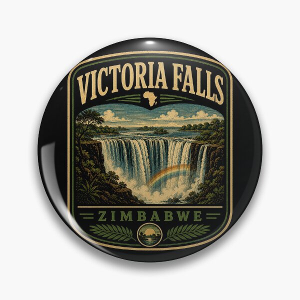 Item preview, Victoria Falls - Zimbabwe designed and sold by GoodOldVintage.