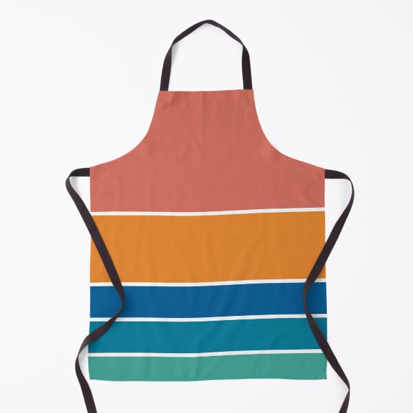 Item preview, Retro Beach Colors Beachy Boho Vibes Sunset Ocean Stripes 2/4 designed and sold by Beachy.