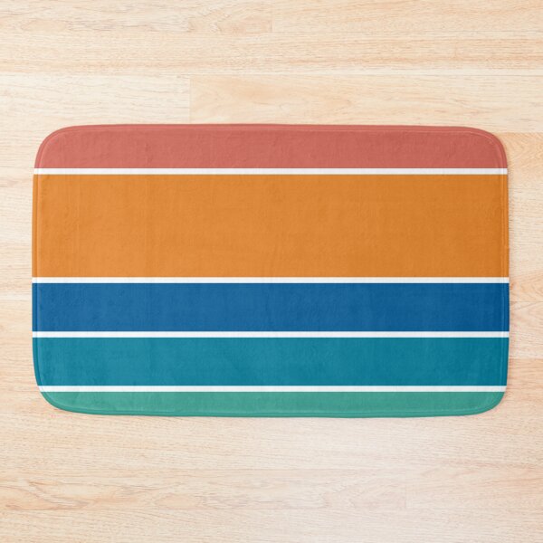 Item preview, Retro Beach Colors Beachy Boho Vibes Sunset Ocean Stripes 2/4 designed and sold by Beachy.