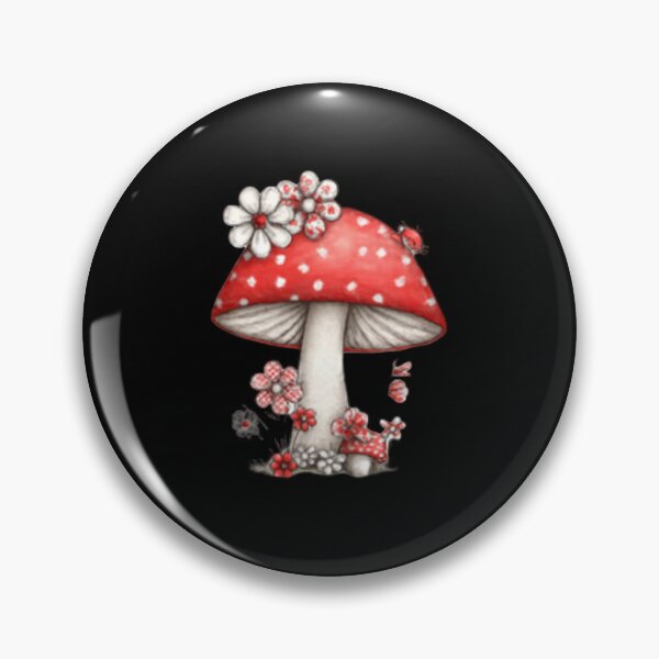 Item preview, Whimsical Red Mushroom designed and sold by vanndhi.