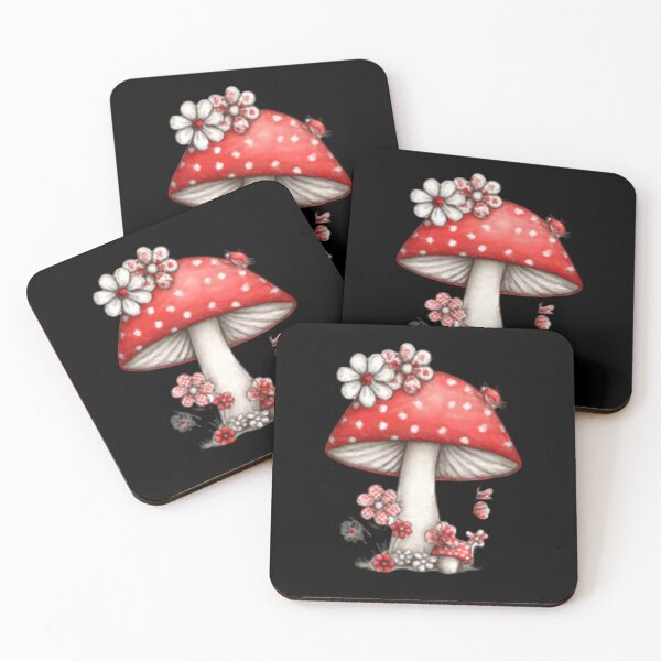 Item preview, Whimsical Red Mushroom designed and sold by vanndhi.