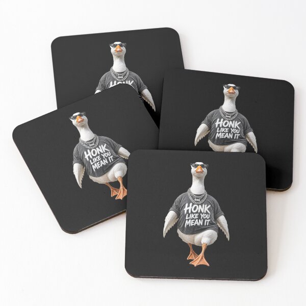 Item preview, Honk Like You Mean It Funny Goose designed and sold by LinaDesign Store.
