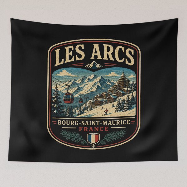 Item preview, Les Arcs - France designed and sold by GoodOldVintage.