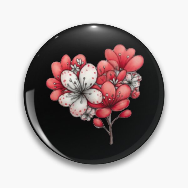 Item preview, Heart-Shaped Cherry Blossom Bouquet designed and sold by vanndhi.