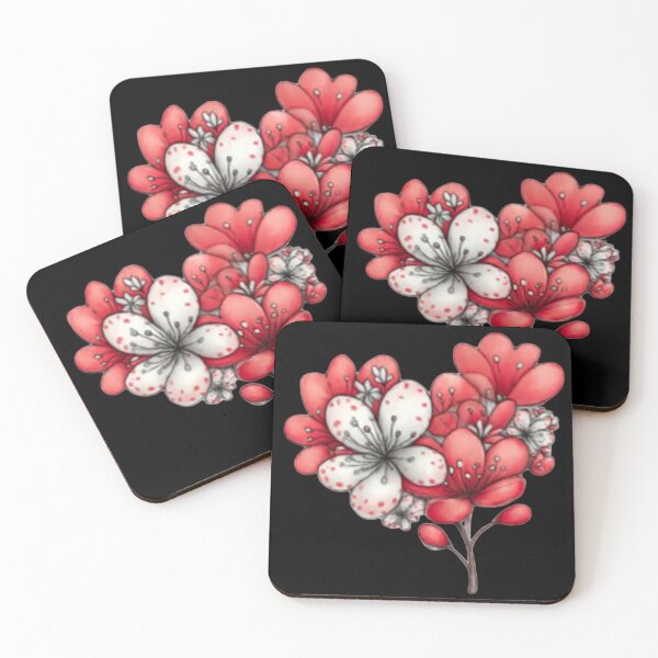 Item preview, Heart-Shaped Cherry Blossom Bouquet designed and sold by vanndhi.