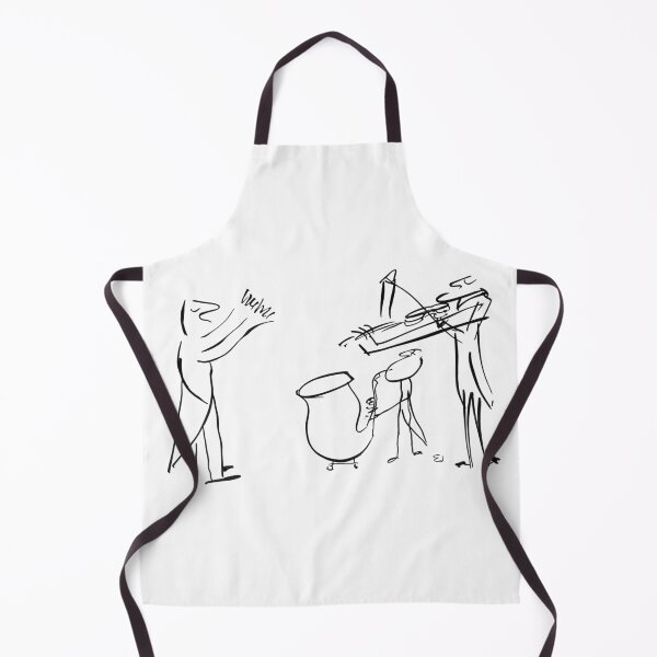 Item preview, Musical Trio Concert – Mid-Century Expressionist Line Art designed and sold by RedHook-Art.