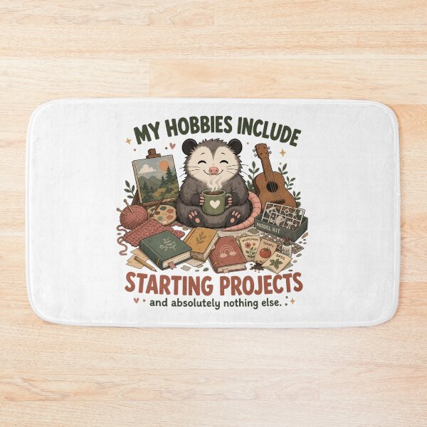 Item preview, Opossum Project Hobbies ADHD Humor designed and sold by MOSIDRIP™.