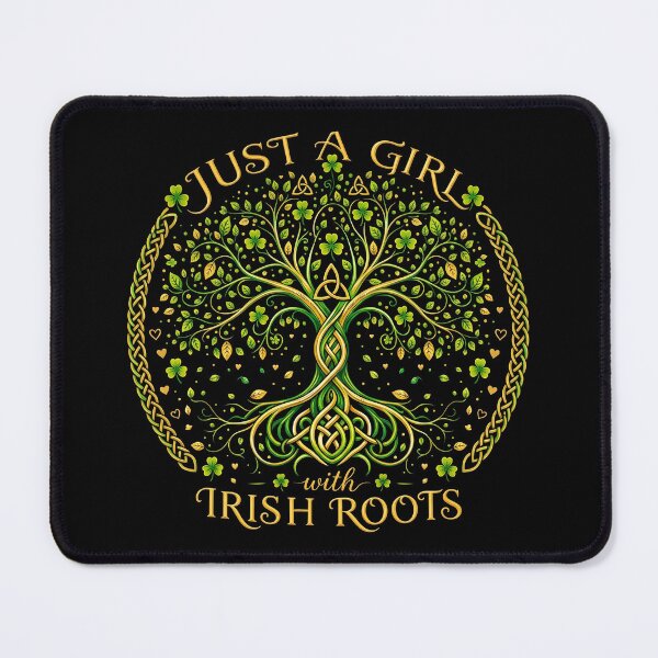 Item preview, Just A Girl with Irish Roots Celtic Tree of Life Heritage designed and sold by hemagamo.