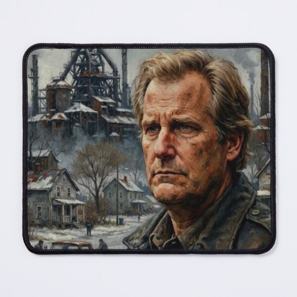 Item preview, American Rust Crime Drama Fine Art Tribute designed and sold by Art's Diner.
