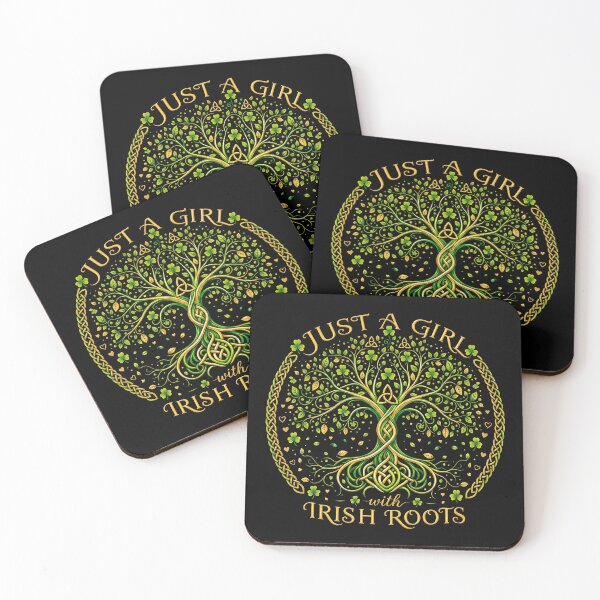 Item preview, Just A Girl with Irish Roots Celtic Tree of Life Heritage designed and sold by hemagamo.
