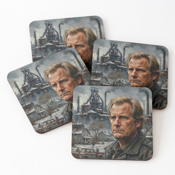 Item preview, American Rust Crime Drama Fine Art Tribute designed and sold by Art's Diner.