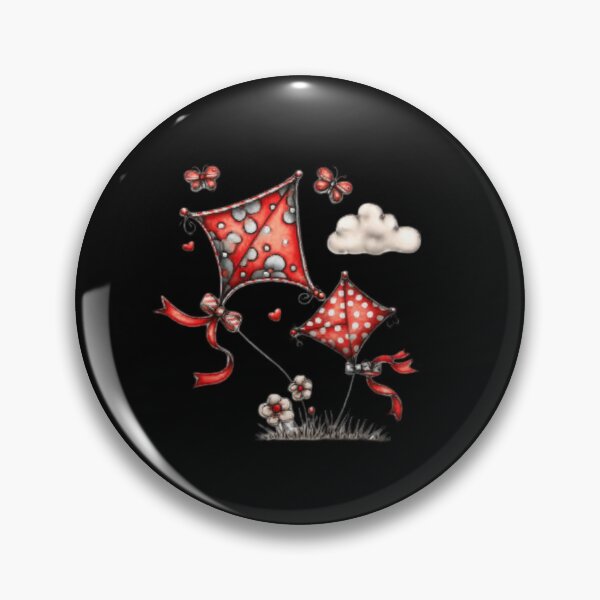 Item preview, Whimsical Red Kites Against the Sky designed and sold by vanndhi.
