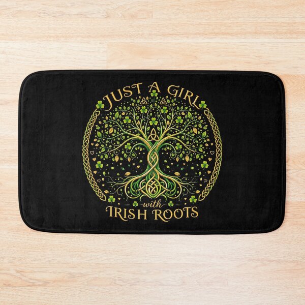 Item preview, Just A Girl with Irish Roots Celtic Tree of Life Heritage designed and sold by hemagamo.