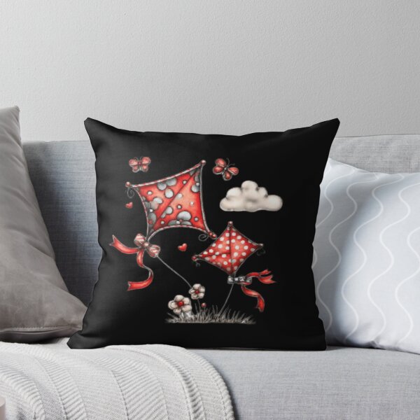 Item preview, Whimsical Red Kites Against the Sky designed and sold by vanndhi.
