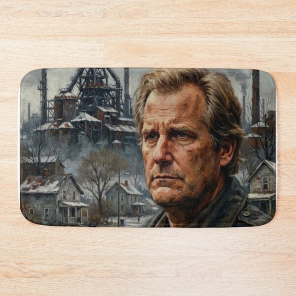 Item preview, American Rust Crime Drama Fine Art Tribute designed and sold by Art's Diner.