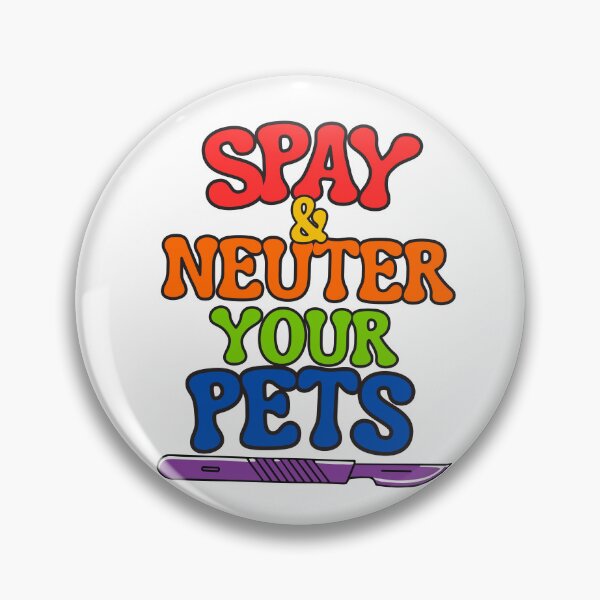 Item preview, Spay & Neuter Your Pets – Retro Animal Welfare Design designed and sold by darametzgerart.