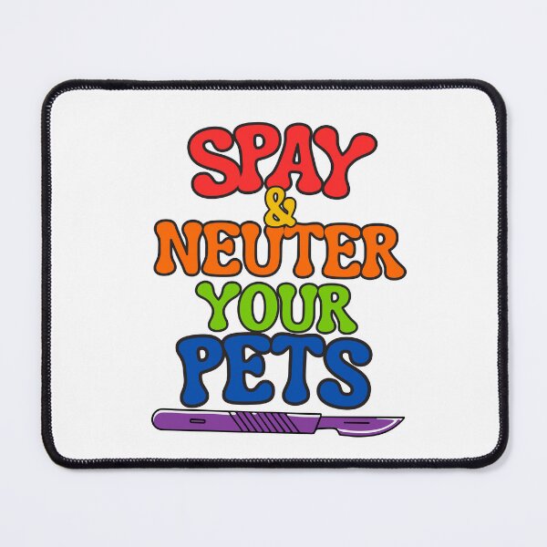 Item preview, Spay & Neuter Your Pets – Retro Animal Welfare Design designed and sold by darametzgerart.