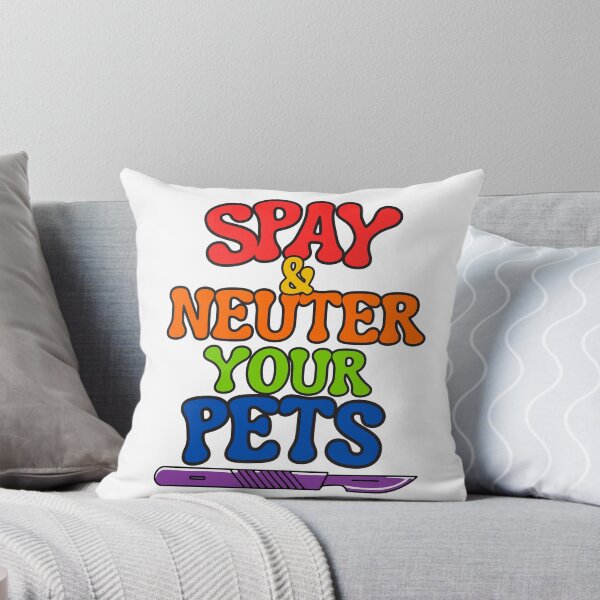 Item preview, Spay & Neuter Your Pets – Retro Animal Welfare Design designed and sold by darametzgerart.