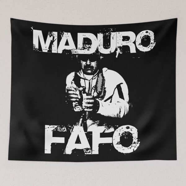 Item preview, MADURO FAFO – Political Satire Art | Geopolitical Commentary Street Poster designed and sold by Benito Del Ray.